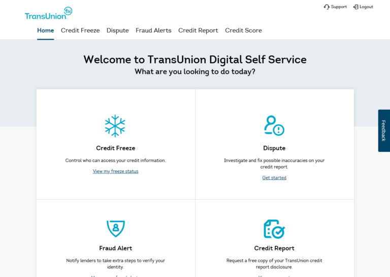 Step-by-step guide to Unfreeze your Credit at TransUnion — Snowcap.Me